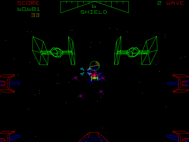 Atari Star Wars Screenshot